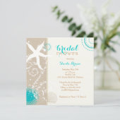 モダンビーチブライダルシャワー 招待状 (スタンド正面)