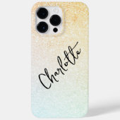 モダンビーチラメガーリーシックなカスタムネーム Case-Mate iPhoneケース (裏面)