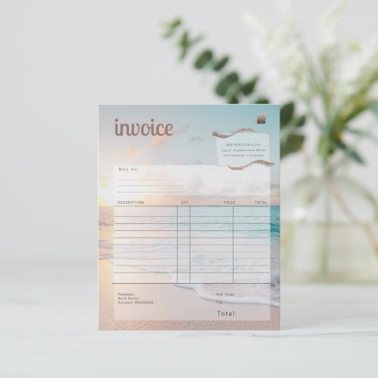 モダンビーチ事業請求書 (スタンド正面)