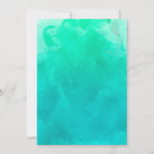 モダンビーチ先ブライダルシャワー招待状 招待状 (裏面)