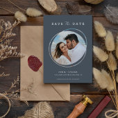 モダンビーチ写真ウェディング日付の保存 セーブザデート