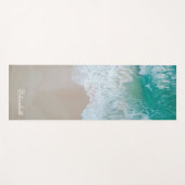 モダンビーチ写真 ヨガマット (正面(横))