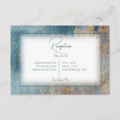 モダンビーチ抽象芸術披露宴 エンクロージャーカード (正面)