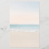 モダンビーチ結婚式3コースディナーメニュー (裏面)