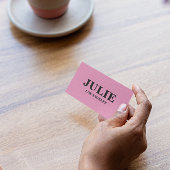 モダンピはっきりしたックレッドタイポグラフィカスタム 名刺