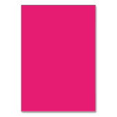 モダンピカラフルンクとオレンジの幾何結婚図形 テーブルナンバー (裏面)