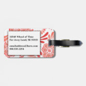 モダンピガーリーッエレガントクフローラ旅行記 ラゲッジタグ (裏面横)