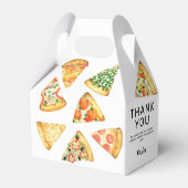 モダンピザ誕生日パーティーありがとう フェイバーボックス (正面サイド)