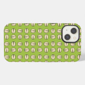 モダンピスタチオナッツグリーン iPhoneケース (裏面横)