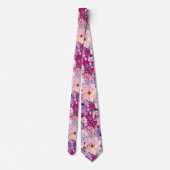 モダンピッエレガントクフローラ水結婚色 ネクタイ (裏面)