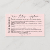 モダンピッ気にク 割引カード (裏面)