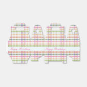モダンピンクのチェック柄 フェイバーボックス (折り畳みなし)
