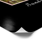 モダンピンクの花フローラ卒業クラス2021 ポスター (コーナー)