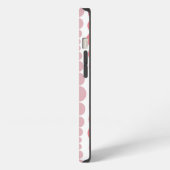 モダンピンクの長方形 iPhoneケース (左側面)