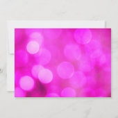 モダンピンクカクテル誕生日パーティー 招待状 (裏面)