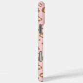 モダンピンクガーリーエレガントヒョウ柄 Case-Mate iPhoneケース (裏面 / 右)