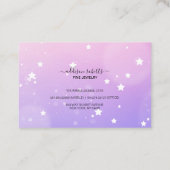 モダンピンクガーリーグラデーショ気にンジュエリー事業C 名刺 (裏面)