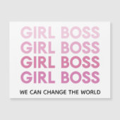 モダンピンクガールボス最高のガーリーギフト (正面)