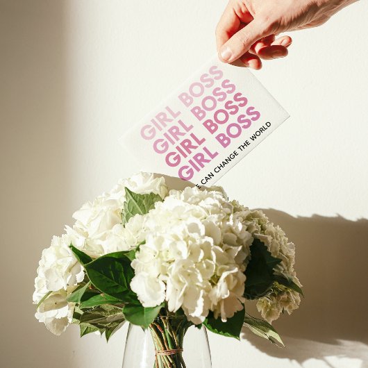 モダンピンクガールボス最高のガーリーギフト