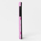 モダンピンクタイポグラフィーモノグラムキスミー Case-Mate iPhoneケース (裏面/左)