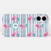 モダンピンクチェリープレッピースタイル Case-Mate iPhoneケース (裏面 (横))