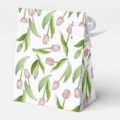 モダンピンクチューリップ感謝祭 フェイバーボックス (裏面サイド)