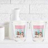 モダンピンクハッ賛美プイースター |写真のギフト ショットグラス