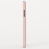 モダンピンクピーチタフィー ストライプ Case-Mate iPhoneケース (裏面/右)