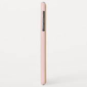モダンピンクピーチタフィー ストライプ Case-Mate iPhoneケース (裏面/左)