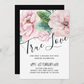 モダンピンクフローラブ結婚ラック予算 (正面/裏面)