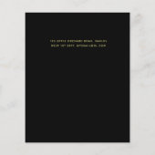 モダンピンクフローラブ結婚ラック予算 (裏面)