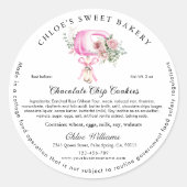 モダンピンクミキサーホームベーカリーコテージ法 ラウンドシール (正面)