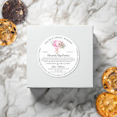 モダンピンクミキサーホームベーカリーコテージ法 ラウンドシール