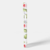 モダンピンクモノグラム植物パームリーフ Case-Mate iPhoneケース (裏面 / 左)