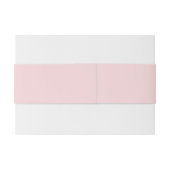 モダンピンクレはっきりしたッド明るいレトロ結婚ズ 招待状ベリーバンド (裏面例)