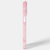 モダンピンク大理石の水彩モノグラム Case-Mate iPhoneケース (裏面 / 右)