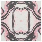 モダンピンク黒色彩の鮮やか大理石模様 ファブリック (見本)