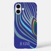 モダンピーコックフェザーパーソナライズされたダマスクiPhone Case-Mate iPhoneケース (裏面)