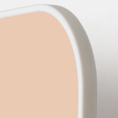 モダンピーチフェミニンパステルスクリプト名前をカスタムする ピックルボールラケット (左詳細)