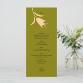 モダンピーチ&オリーブチューリップ結婚ズ メニュー (スタンド正面)