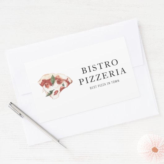 モダンピ最高のザインタウンプロフェッショナル 長方形シール (封筒)