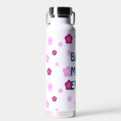 モダンピ最高のックお母さん可愛い花柄 ウォーターボトル (正面)