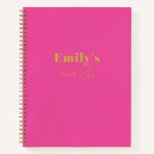 モダンピ空白のッスタイリッシュクカスタムレシピ本 ノートブック (正面)