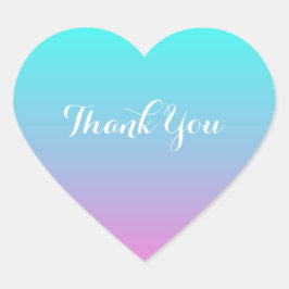 モダンピ結婚ックグラデーション感謝していー ハートシール