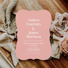 モダンピ結婚ンク 招待状