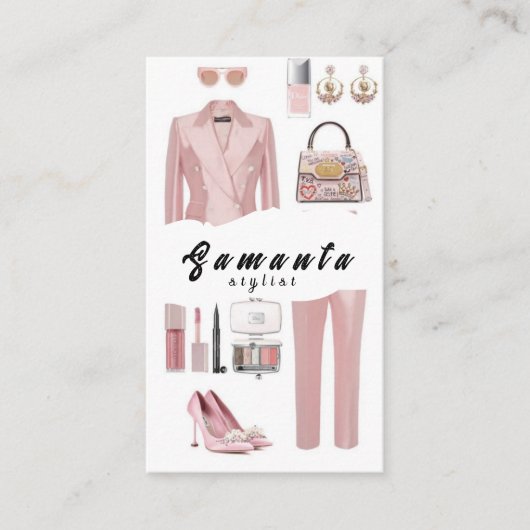 モダンファッションスタイル一覧名刺 名刺 (正面)