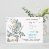 モダンファッション王室のプリンセス招待状 シーズンカード (スタンド正面)