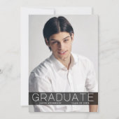 モダンファッション1写真研究者発表カード 案内状 (正面)