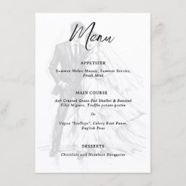 モダンファッション+炭鉛スケッチ+カップル+結婚式 メニュー