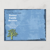 モダンファミリーツリーファミリー懇親会 ポストカード (裏面)